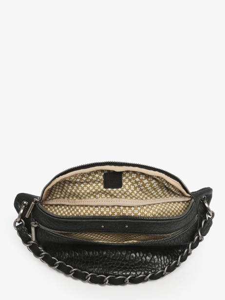 Heuptasje Vintage Leder Mila louise Zwart vintage 23689EX ander zicht 3